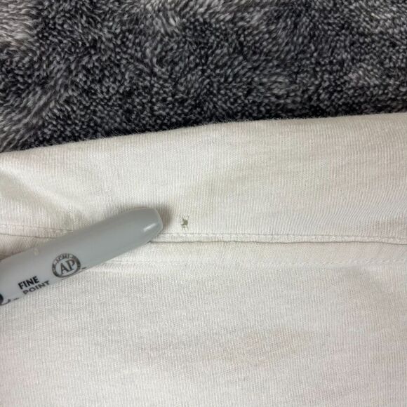 Vintage Nike Tennis Challenge Court Andre Agassi Art Swoosh T-Shirt L White* - Picture 7 of 14